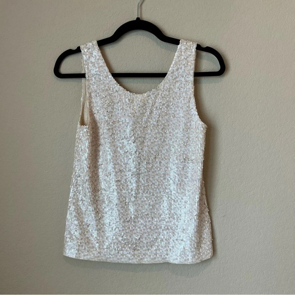 J. Crew sequin Tank Top - Picture 1 of 4
